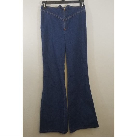1970s Vintage Chemin de Fer bell bottoms, 31XL