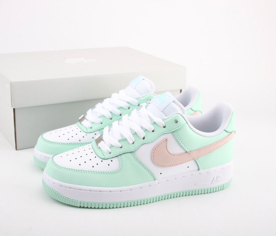 Nike Air Force 1 Minty | Etsy