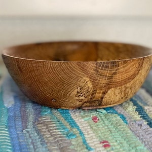 Small oak trinket bowl