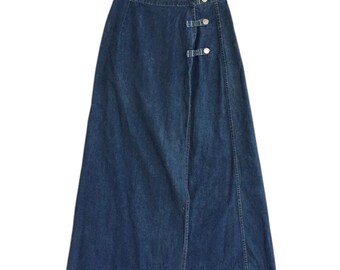 Faldas vaqueras azules con botones Hysteric Glamour Runway / Talla 25"