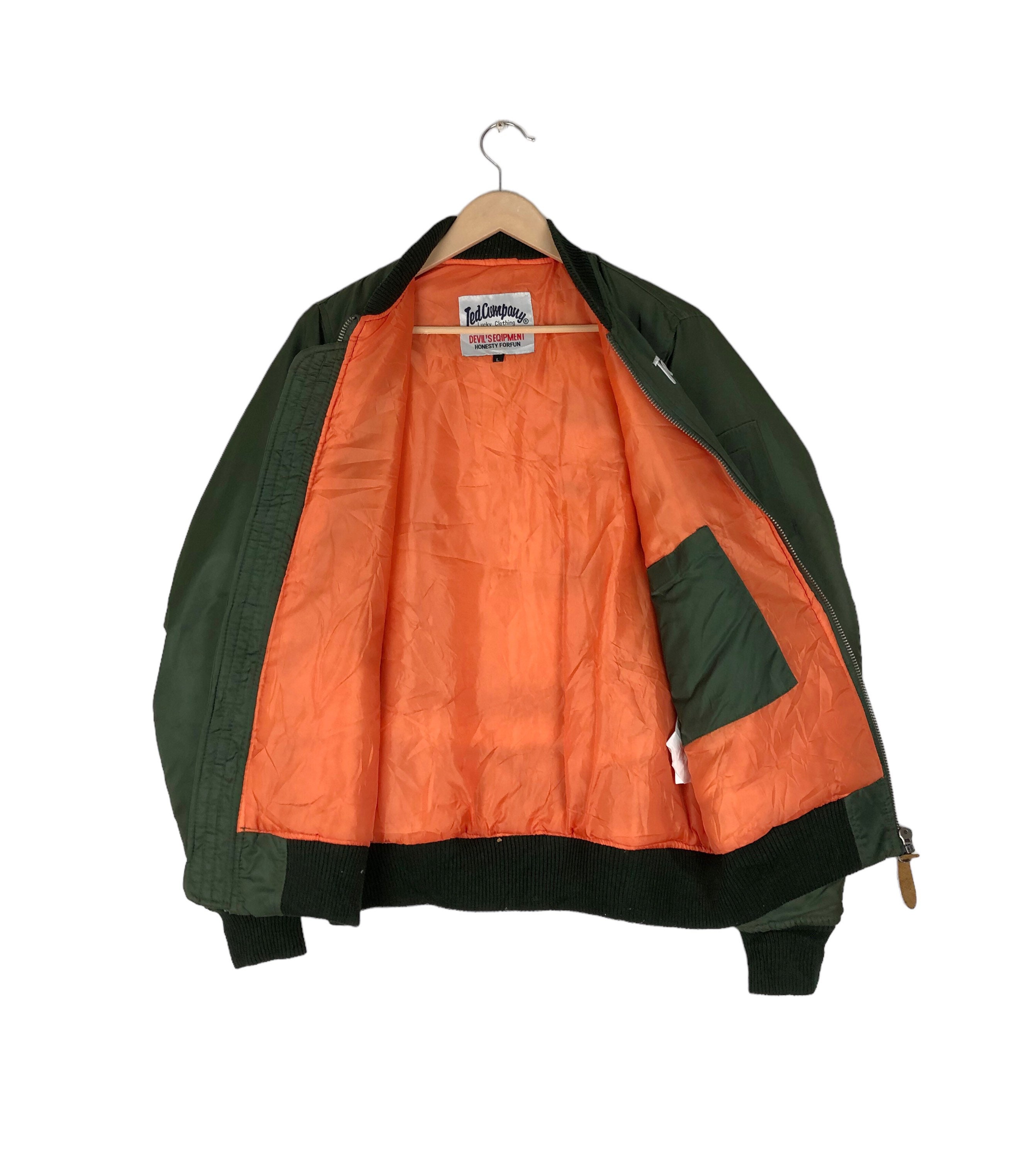 Tedman Ted Company MA-1 Bombers Flight Jacket / Size 21”x26