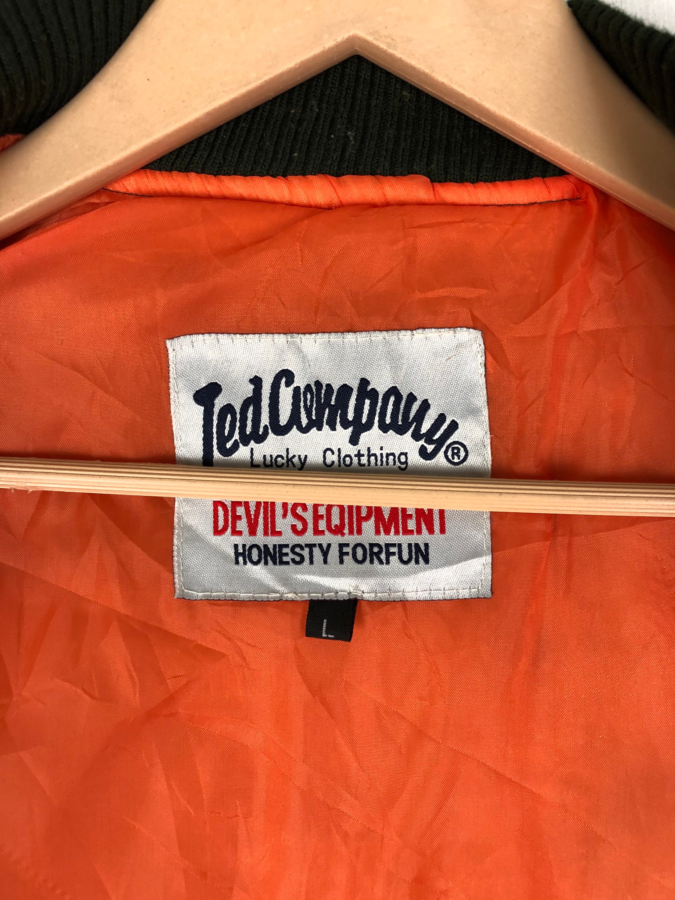 Tedman Ted Company MA-1 Bombers Flight Jacket / Size 21”x26