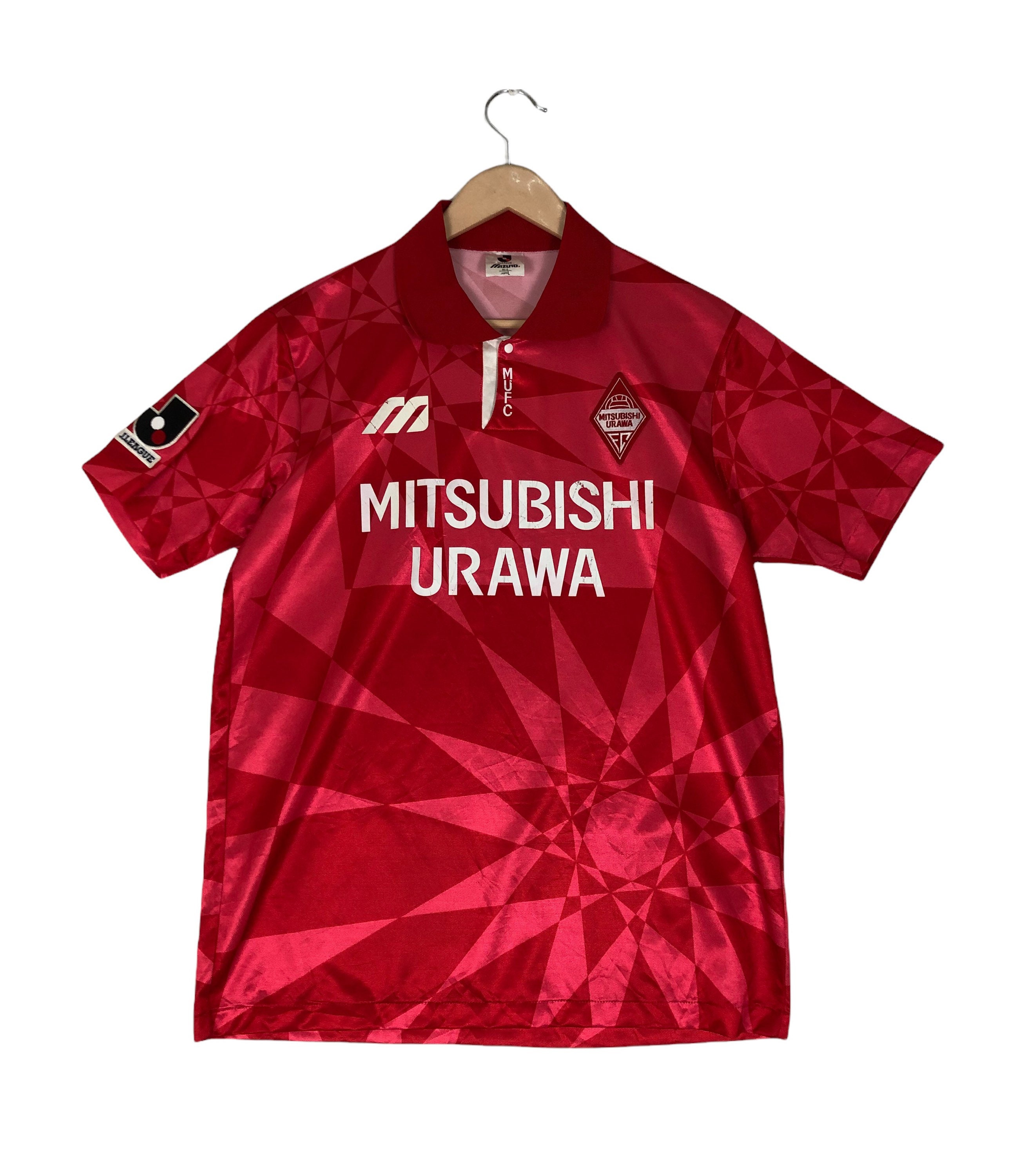 Vintage 90s Mitsubishi Urawa Red Diamonds Football Jersey - Etsy