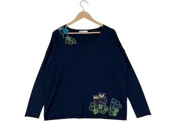 Ne-Net de Issey Miyake Aryclic Camisa de manga larga / Yohji Yamamoto / Comme Des Garcons / Tamaño 23.5"x25"