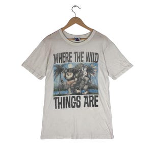 Vintage Junk Food Where The Wild Thing Are Movie T Shirt / Cartoon Network / Cartoon Series / Size 18.5”x28.5”