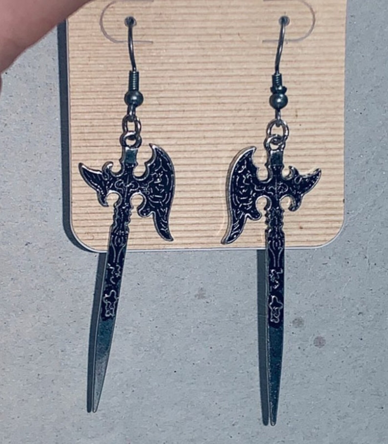 Axe Earrings Etsy