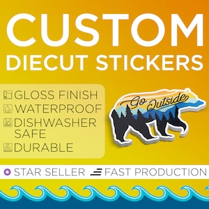 Custom Vinyl Stickers / Die Cut Stickers / Logo Stickers