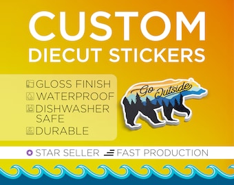 Custom Vinyl Stickers / Die Cut Stickers / Logo Stickers