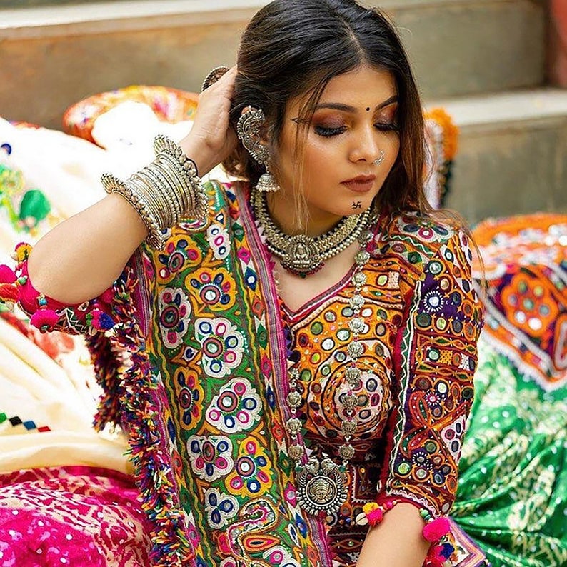 Designer Lehenga Choli Heavy Mirror Work Wedding Bridesmaids Etsy