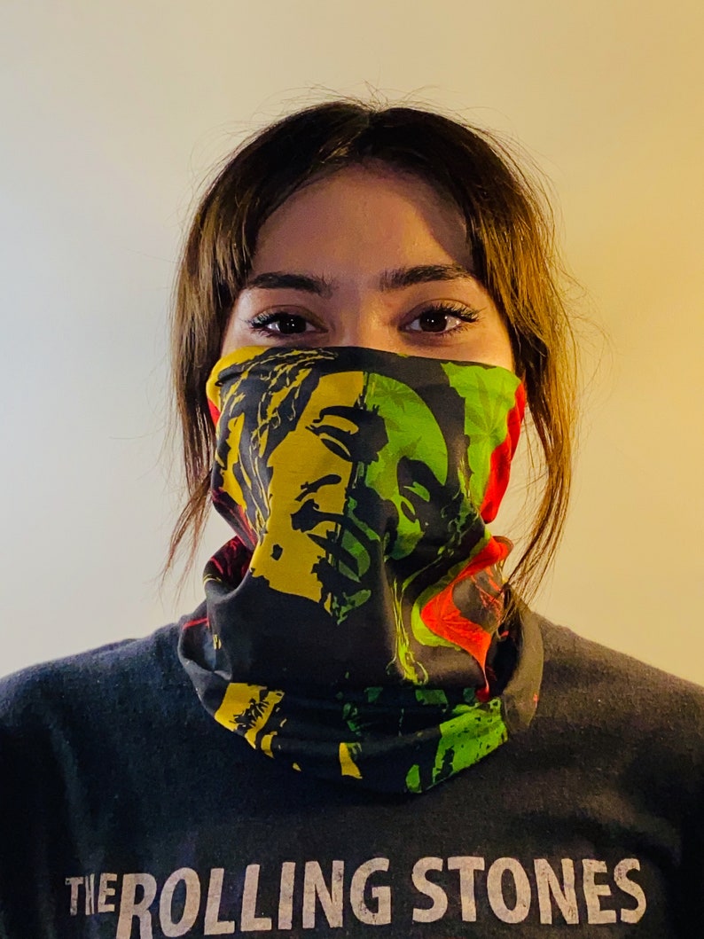 Bob Marley Unisex Neck Gaiter Face Cover