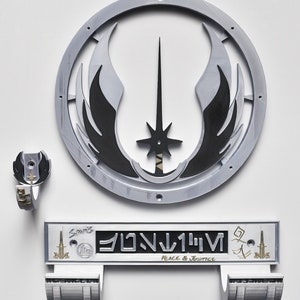 Savi&#39;s Lightsaber Wall Mount Display Rack (Peace/Justice)