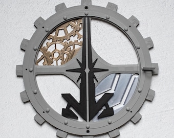 Savi's Lightsaber Wall Mount Display Rack (Reclaimed/Reforged)
