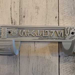 Savi's Lightsaber Wall Mount Display Rack Elemental Nature Unpainted