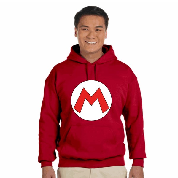 Sweat à capuche Mario, sweat-shirt Mario, sweat à capuche Super Mario, sweat à capuche Mario noir, sweat à capuche Mario rose, sweat à capuche Mario gris, rétro, enfants adultes, Nintendo