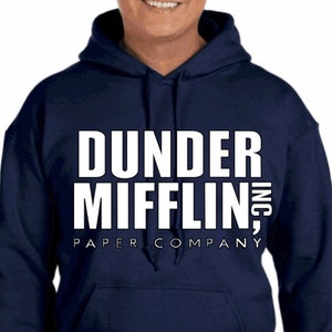 Dunder Mifflin Hoodie Office Hoodie Dunder Mifflin Boy s Hoodie Office Sweatshirt Boy s Office Hoodie the Office Hoodie Etsy