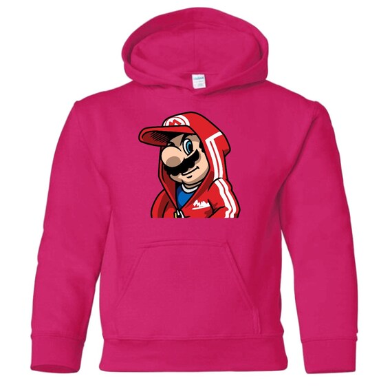 Super Mario Brothers Hoodie Mario Hoodie Custom Hoodie Custom