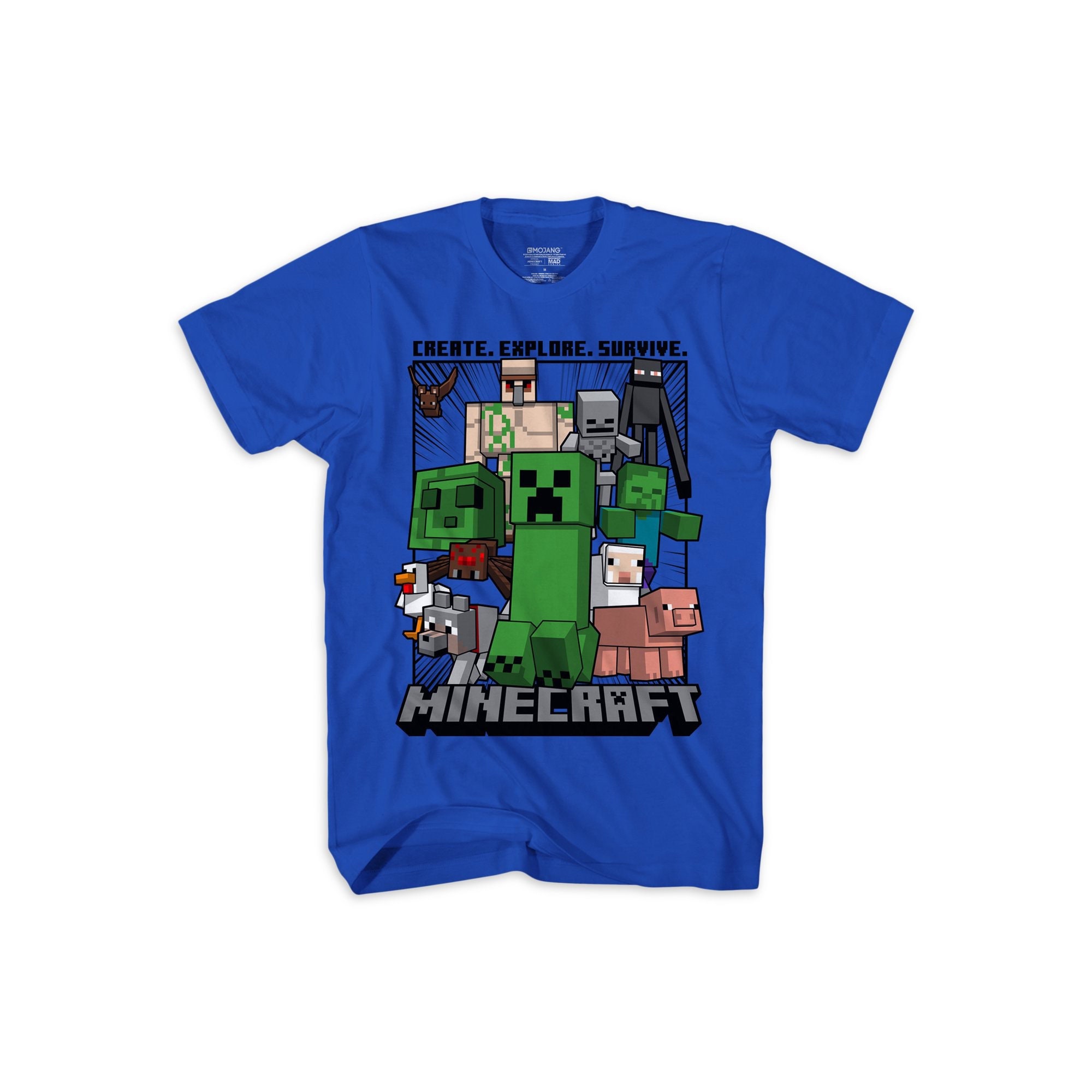 Minecraft T-shirt Minecraft Shirt Eat Sleep Mine Boy's | Etsy