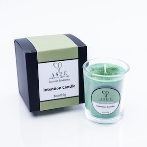 SUCCESS AND MONEY Intention Candle
