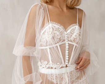 Skir brudklänning, Lång spetsbrudklänning, Färdiggjord i USA, Boudoirbrudklänning, Bohobrudklänning, Enkel klänning, Brudklänning, Brud