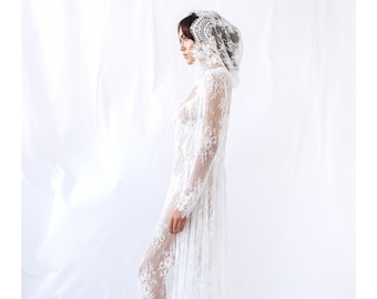 Boudoir wedding dress,Bridal peignoir,Tulle wedding dress,Bridal lingerie,Boudoir gown,Sheer wedding robe,Lace bridal robe,Bridal tulle robe