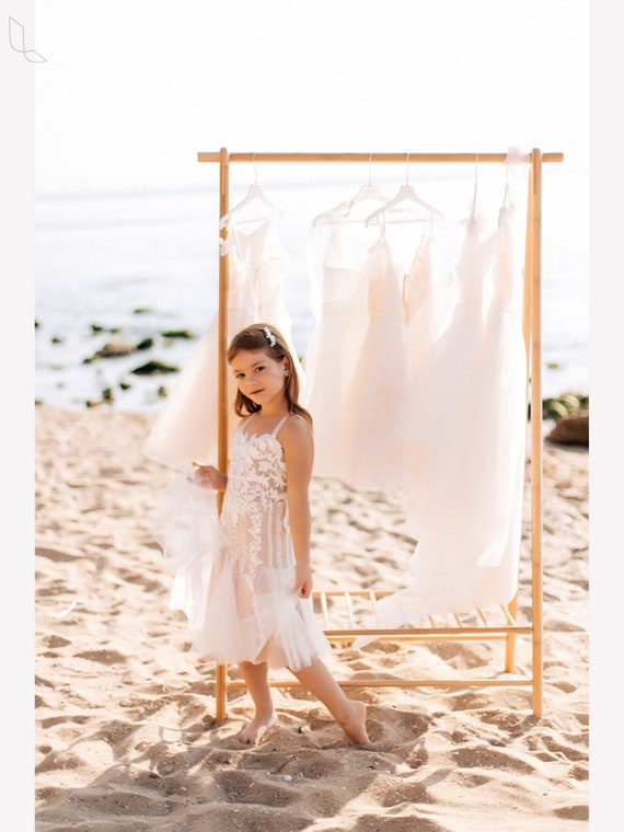 Flower Girl Dress Bohemian Flower Girl Dress Rustic Flower Girl Dress Boho Flower Girl Dress Lace Flower Girl Dress Boho Wedding Dress Etsy