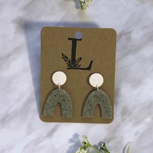 Mini Arch lightweight | hypoallergenic | Clay earrings