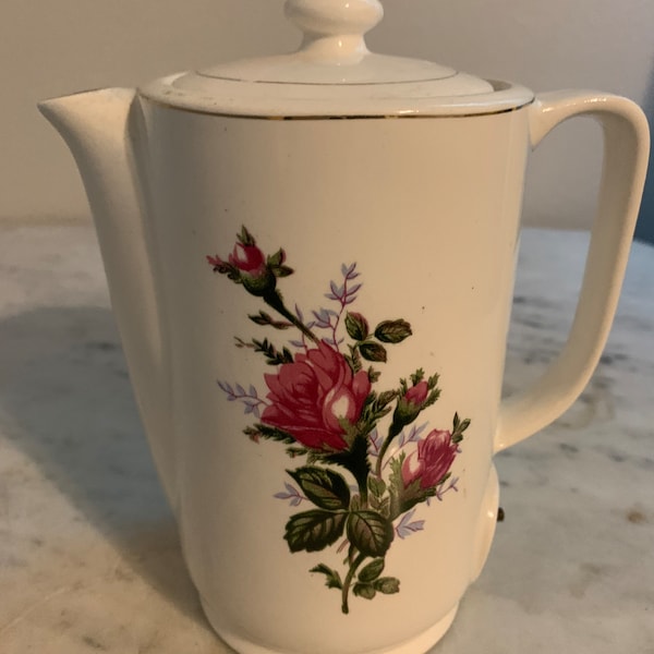 Vintage Porcelain Electric Teapot