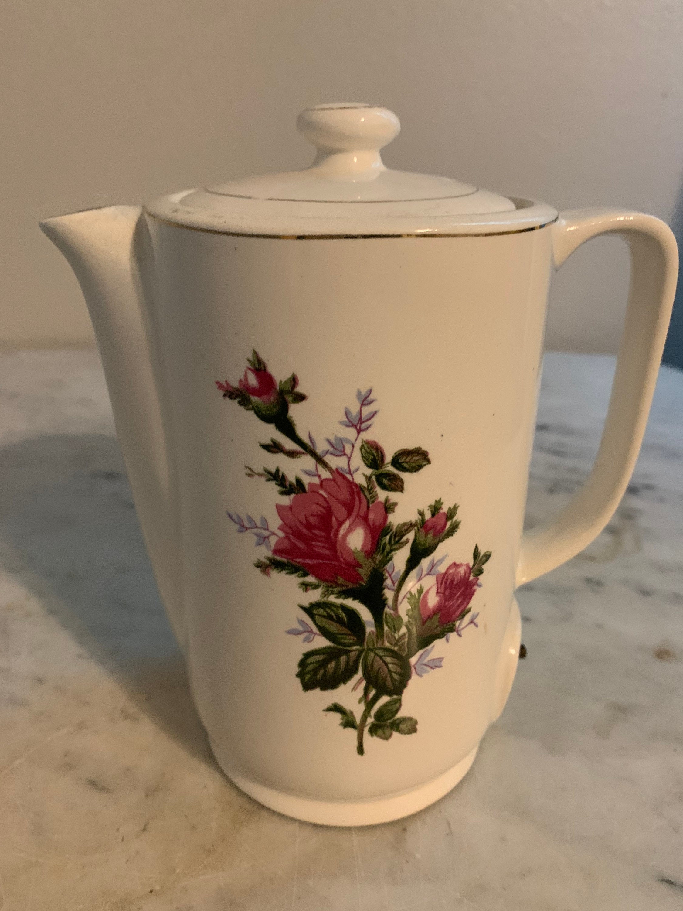 Fusion-Rose Porcelain Warmer