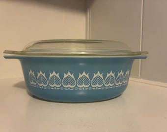 Vintage 1960s, Pyrex, Aqua Blue, Square Casserole, 8x8x2, Baking Pan ...