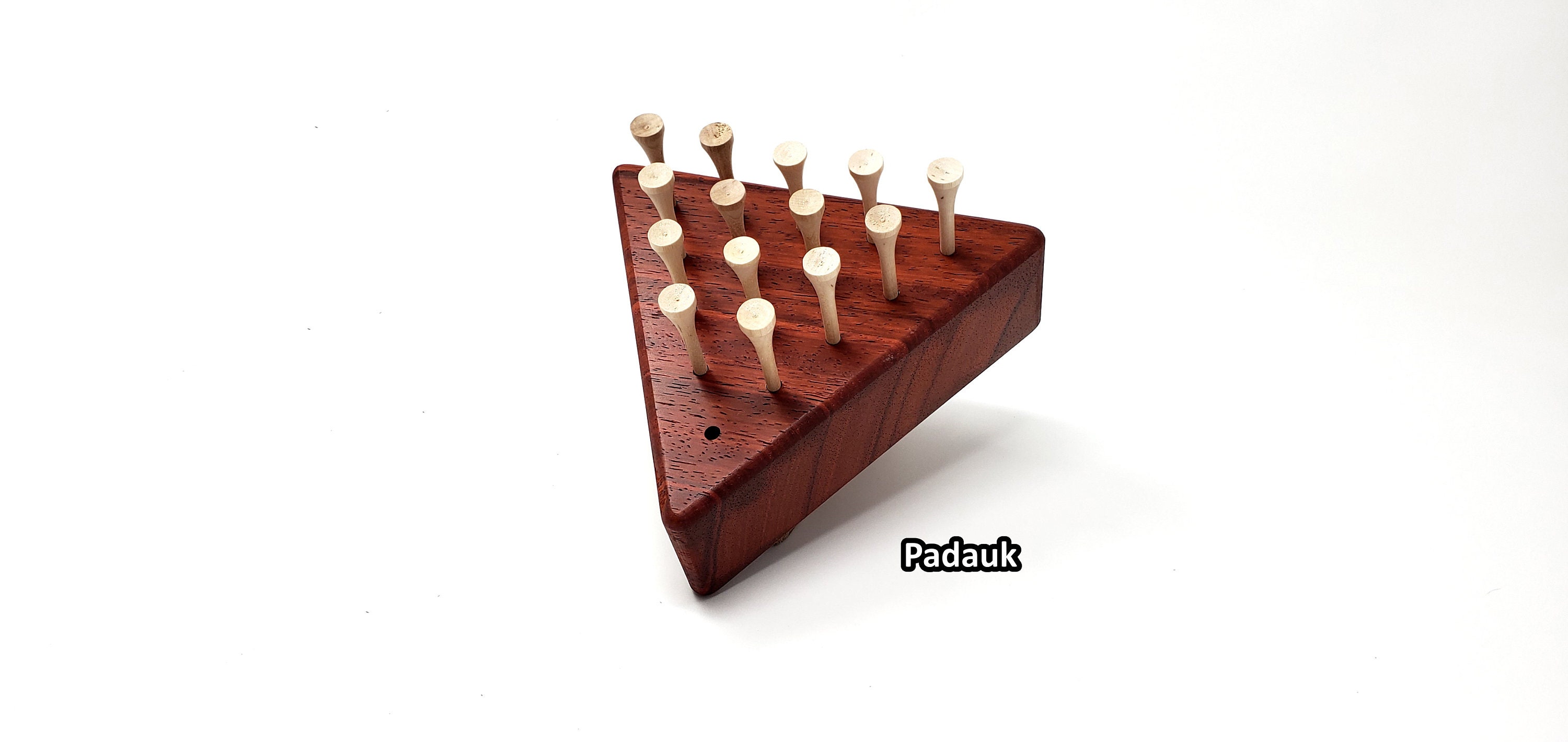 HARDWOOD Peg Game Professional Gift Idea Thick Exotic Wood Etsy