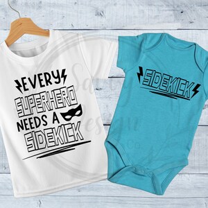 Every Superhero Needs A Sidekick Shirt, Superhero Needs A Sidekick SVG PNG, Big Brother Announcement, Big Bro To Be, Big Brother SVG