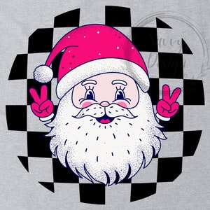 Groovy Santa Sublimation PNG, Christmas Santa Clause PNG, Trendy Christmas Shirt, Christmas Sublimation Digital File, Retro Santa PNG, Kids