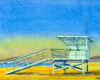 Santa Monica Life Guard Tower