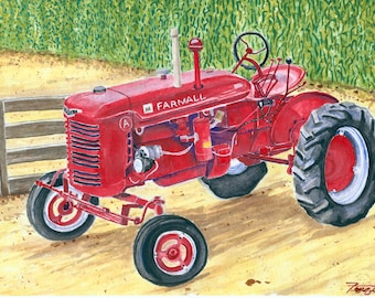 Roter Traktor