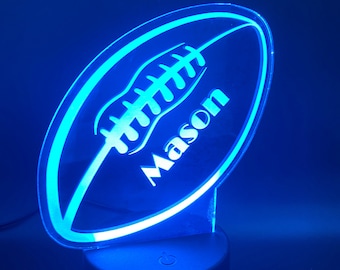 Custom LED Football Night Light 3D LED Acrylic Lamp