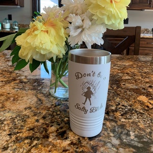 20oz Salty Bitch Custom Engraved Polar Camel, Insulated Tumblers, Personalized Travel Mug