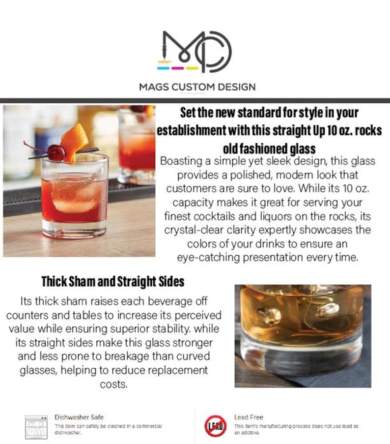a flyer for a cocktail bar with a picture of a glass of drink