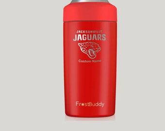 Frost Buddy - Jacksonville Jaguars Custom Engraved Can Cooler Fits