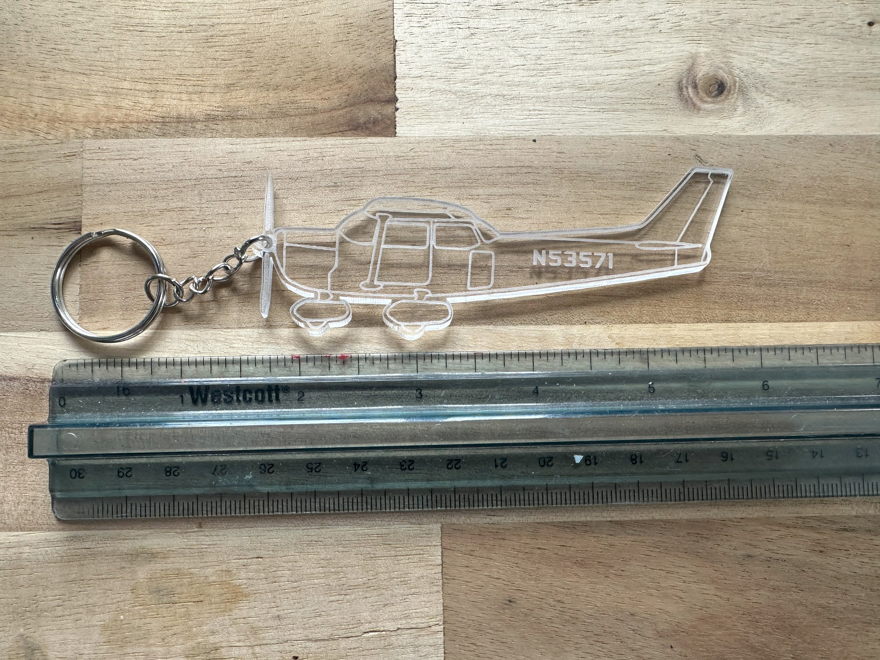 Cessna 172 Custom Airplane Keychain Pilot Airplane General Aviation Keychains Etsy