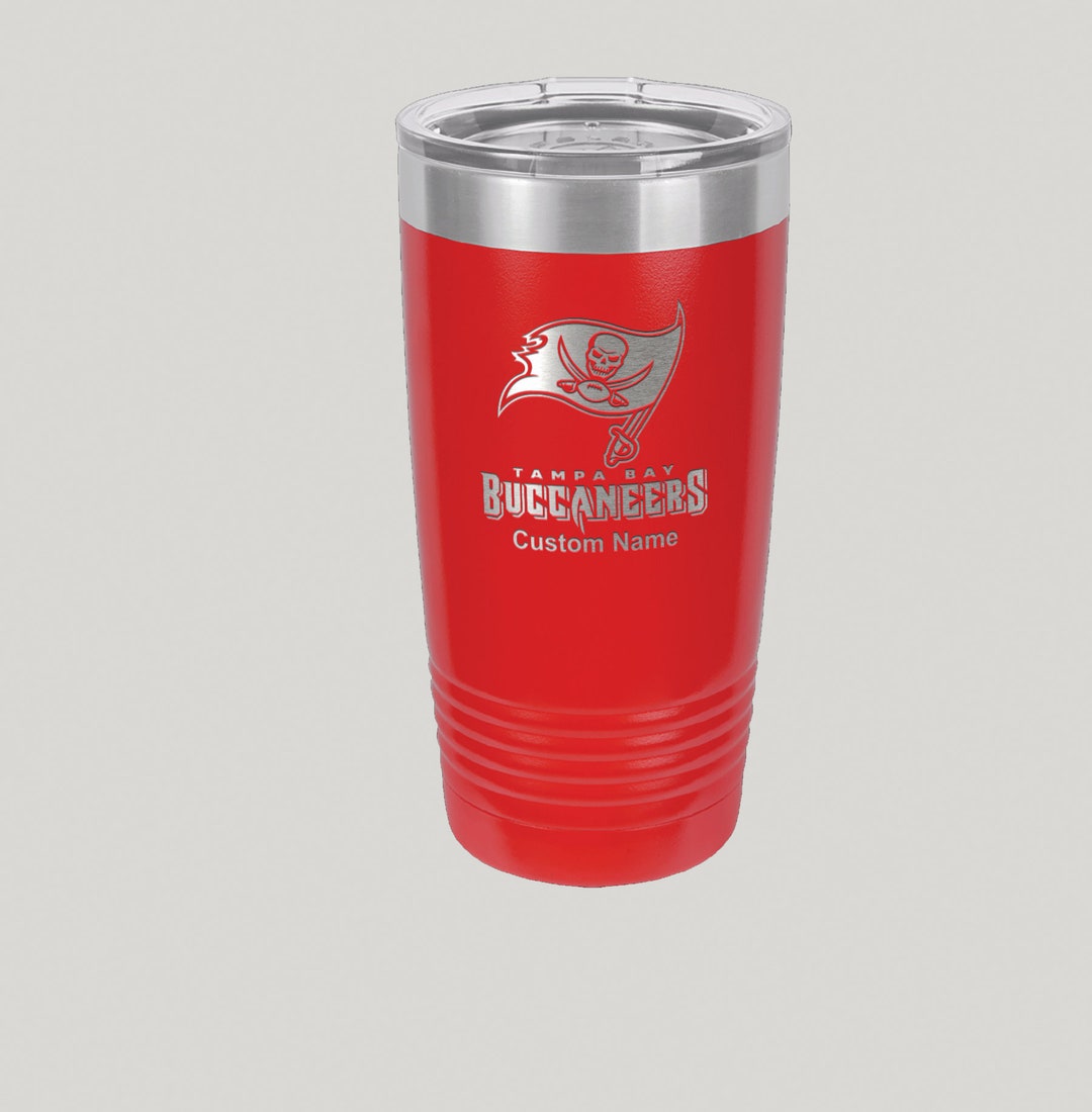 20oz Tampa Bay Buccaneers Custom Engraved Travel Mug - Etsy