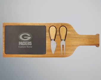 Green Bay Packers Slate Charcuterie-bräda med bestick