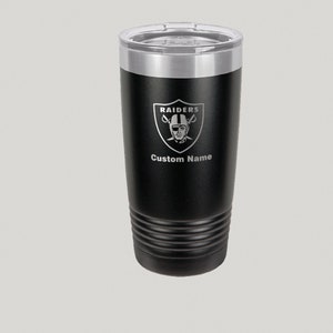 20oz Las Vegas Raiders Custom Engraved Travel Mug