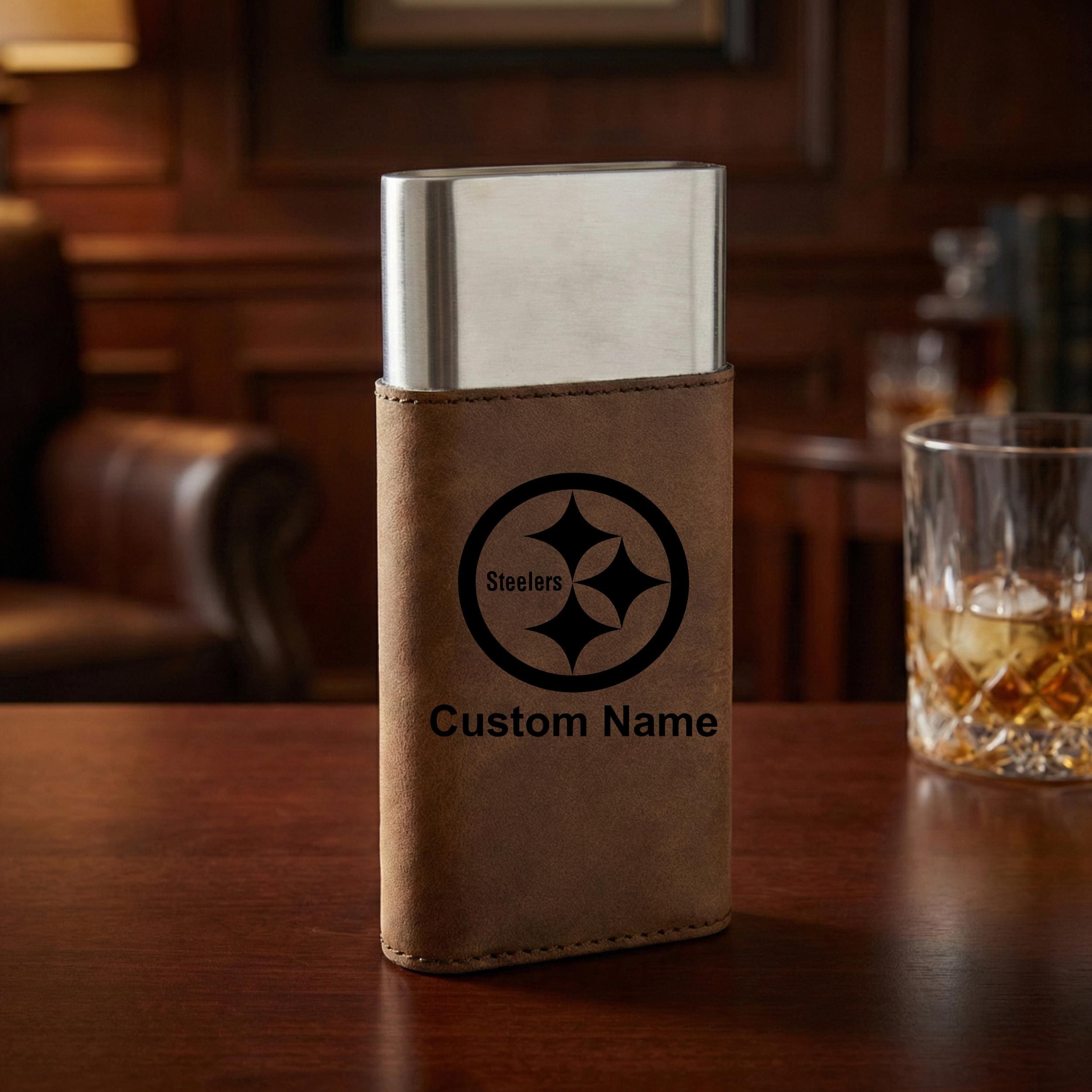 Pittsburgh Steelers Personalized Cigar Case and Cutter - Custom Engraved  Leather and Steel Cigar Case