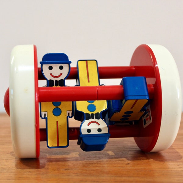 Retro Ambi Toys Klappern Clowns Spielzeug Rad, Made in Holland | 90er Jahre Spielzeug, Retro Kinderspielzeug, Vintage Kinderspielzeug, Motorik, Kinderspaß
