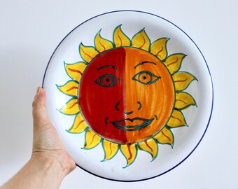 Decorative Sun Plate - Etsy