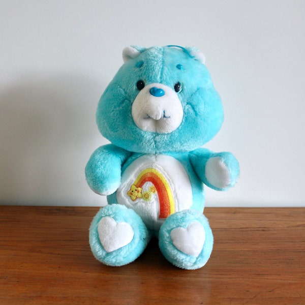 Retro Wish Bear Care Bear 1984 | Blue Care Bear, Wish Bear, Shooting Star Bear, Kenner Bear, 80s Plush Care Bear, Care Bear Collector