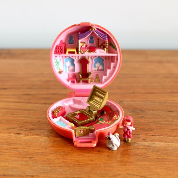 Retro Polly Pocket Pollys Ruby Paradise / Princess Pollys Eastern Paradise, Bluebird Toy 1992, Jewelled Palace, Crystal Range, 90s Nostalgia