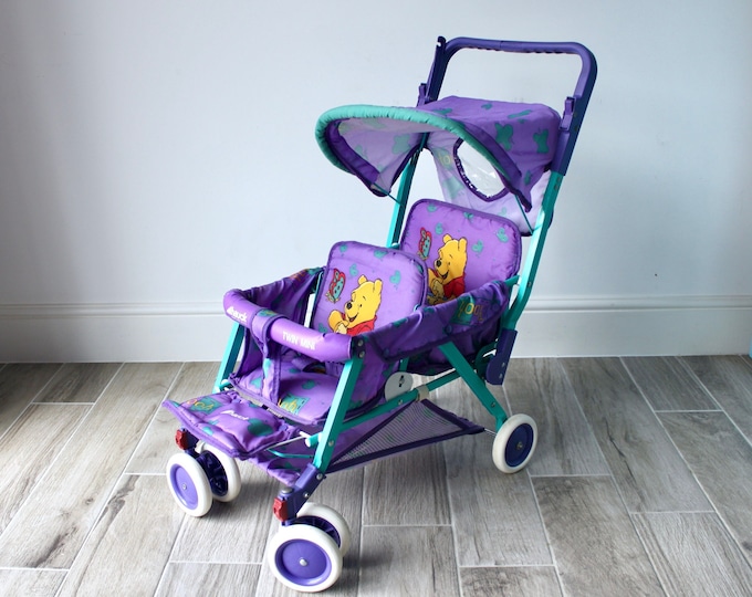 Retro Disney Winnie the Pooh Hauck Apollo Mini Dolls Pushchair 90s