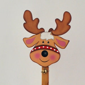 Wooden reindeer christmas card holder Clearance