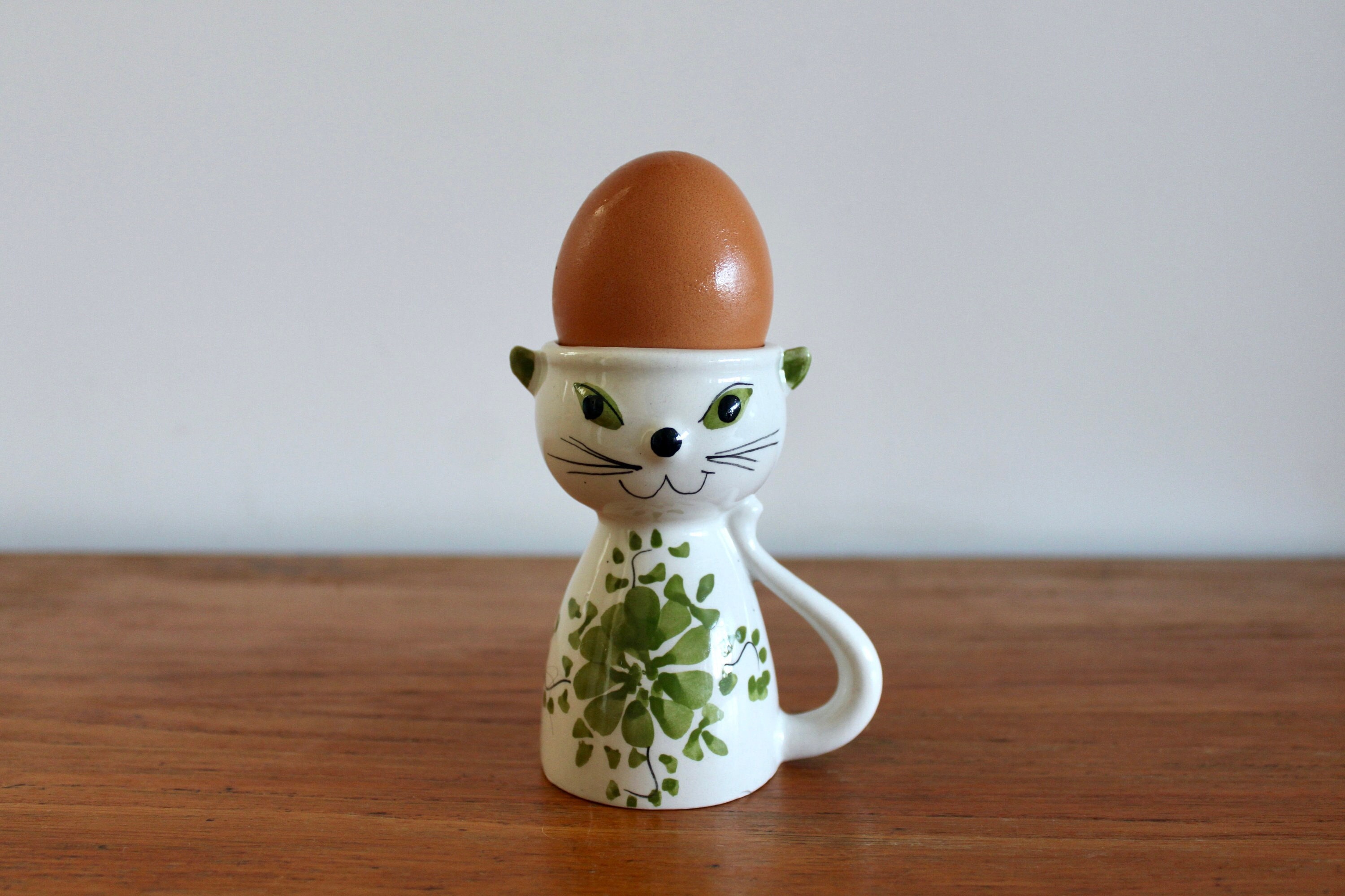 Paint Water Cup and Brush Rest Cat Shaped. Brush Pot Gift for Artist. Kit  or Single Item. Ceramic Handmade in Italy. 